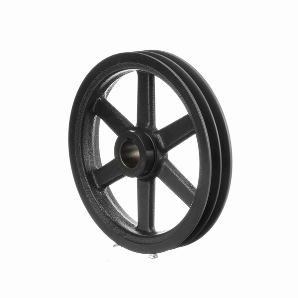 2 Groove Cast Iron Fhp - Finished Bore Sheave, 2BK110X 1 7/16